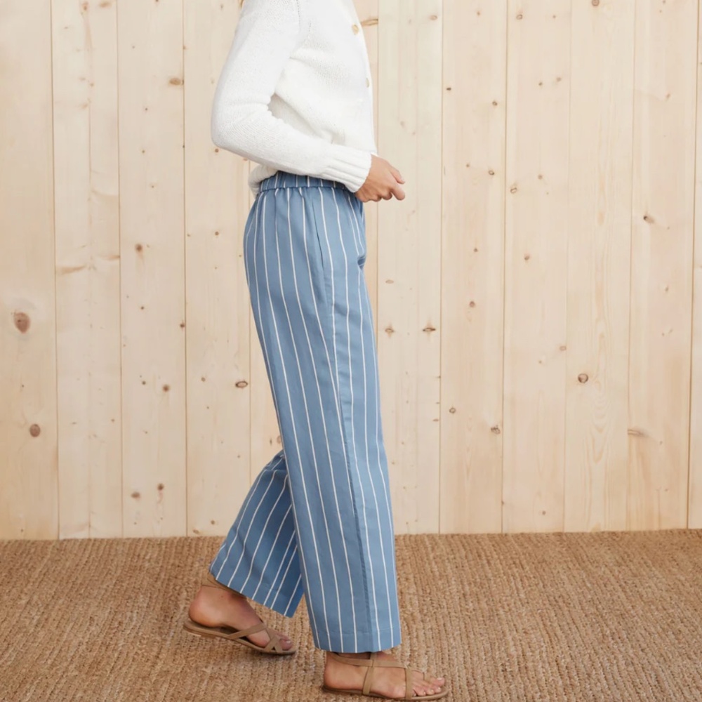 Jenni Kayne Bianca Pant - Vintage Blue Stripe
